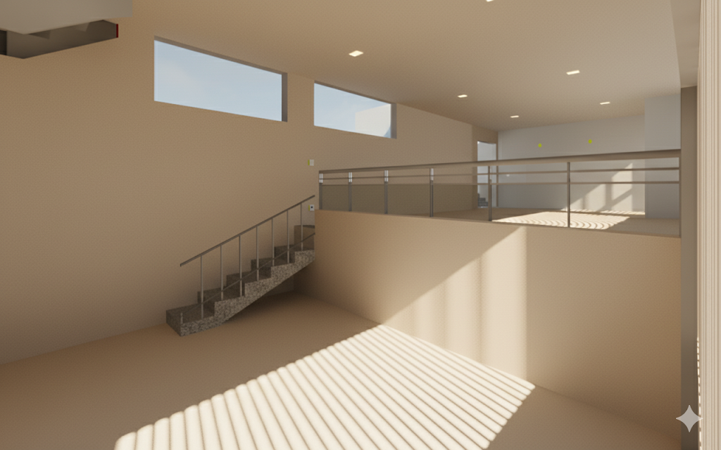 Estudo de circulação, trabalho realizado pela Rimonatto Arquitetura